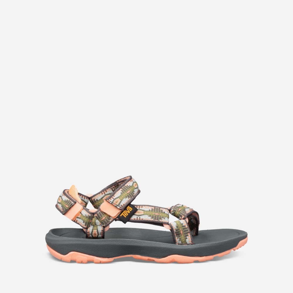 Teva Hurricane XLT 2 - Kids' Teva Hiking Sandals - Grey / Orange | India (WQPM07415)